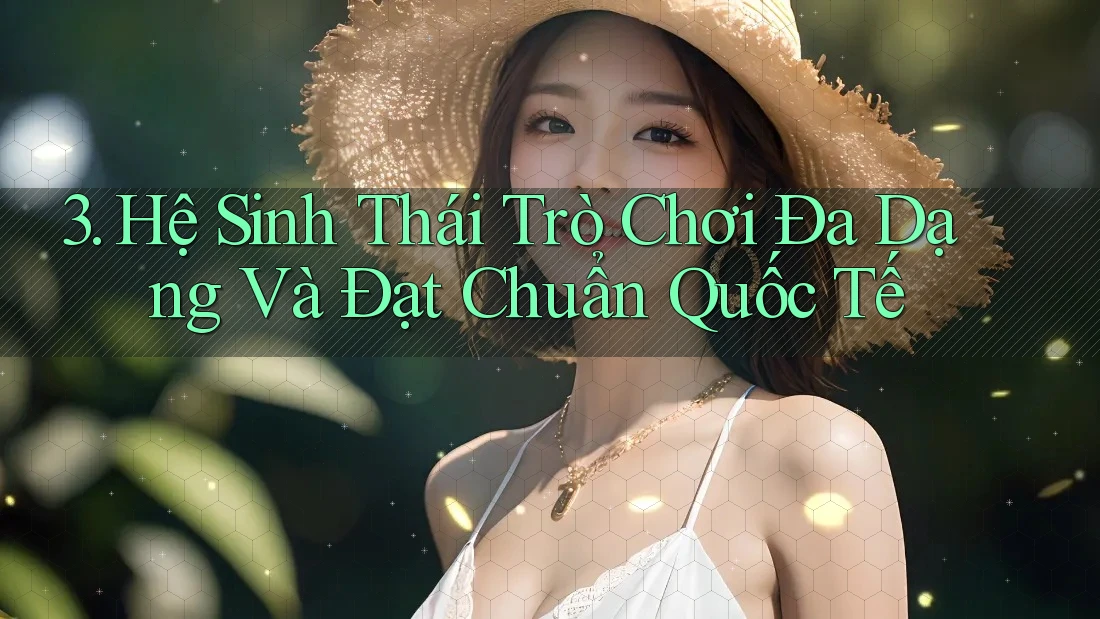3. Hệ Sinh Thái Trò Chơi Đa Dạng Và Đạt Chuẩn Quốc Tế