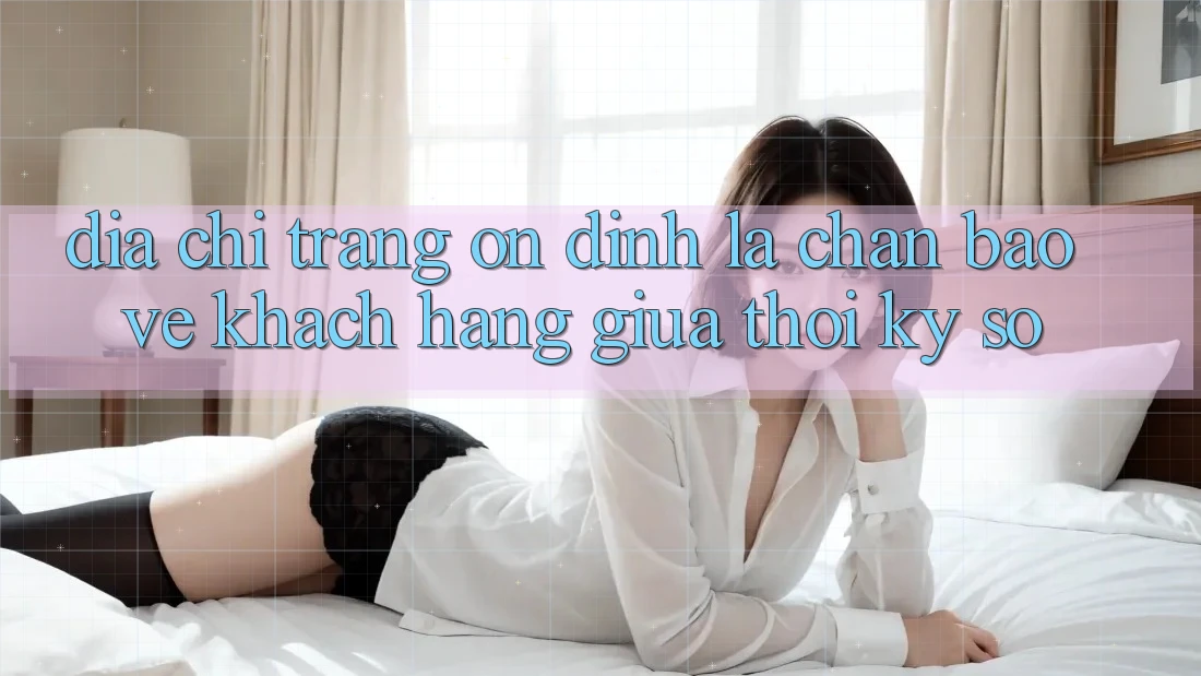 “Địa chỉ trang Ổn định” - Lá Chắn Bảo Vệ Khách hàng Giữa Thời Kỳ Số