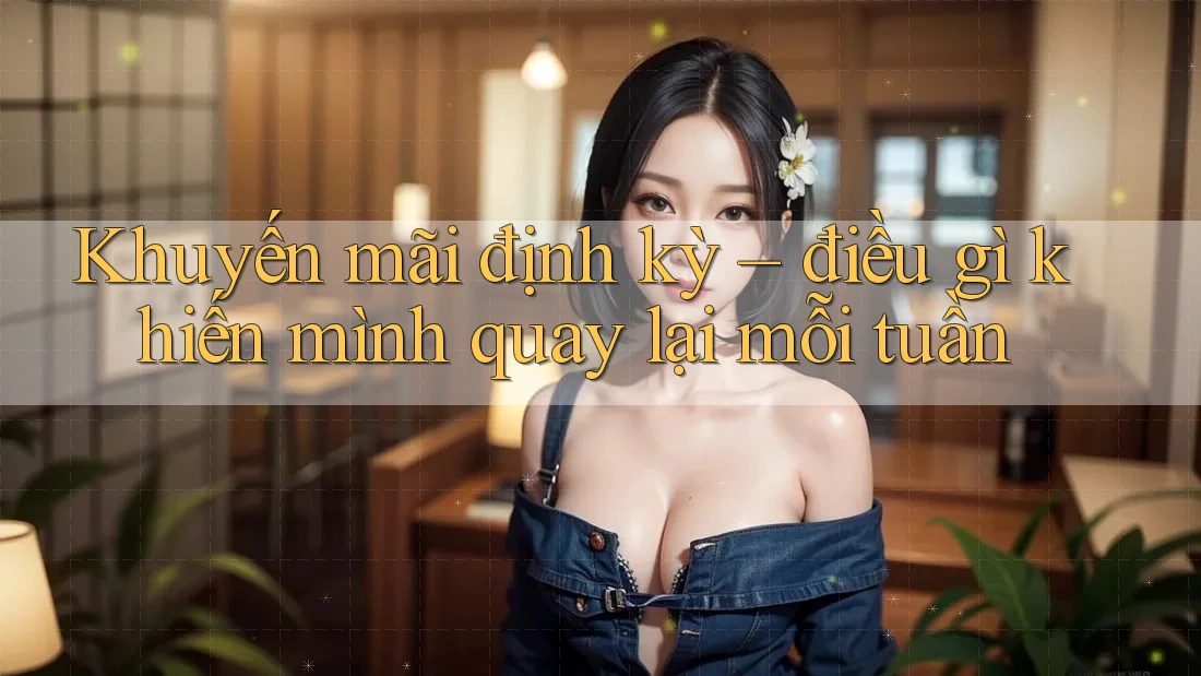 Khuyến mãi định kỳ – điều gì khiến mình quay lại mỗi tuần Khuyến mãi định kỳ – điều gì khiến mình quay lại mỗi tuần