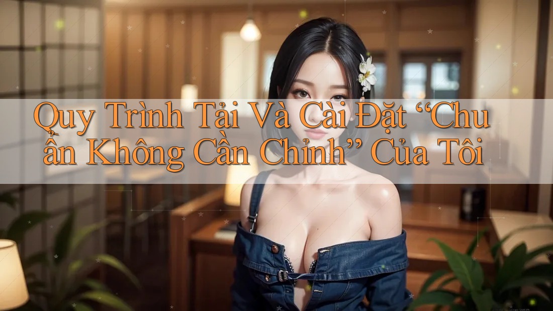 Quy Trình Tải Và Cài Đặt “Chuẩn Không Cần Chỉnh” Của Tôi Quy Trình Tải Và Cài Đặt “Chuẩn Không Cần Chỉnh” Của Tôi