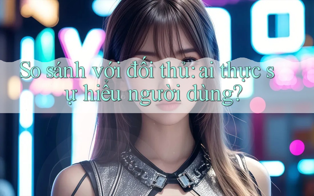 So sánh với đối thủ: ai thực sự hiểu người dùng?
