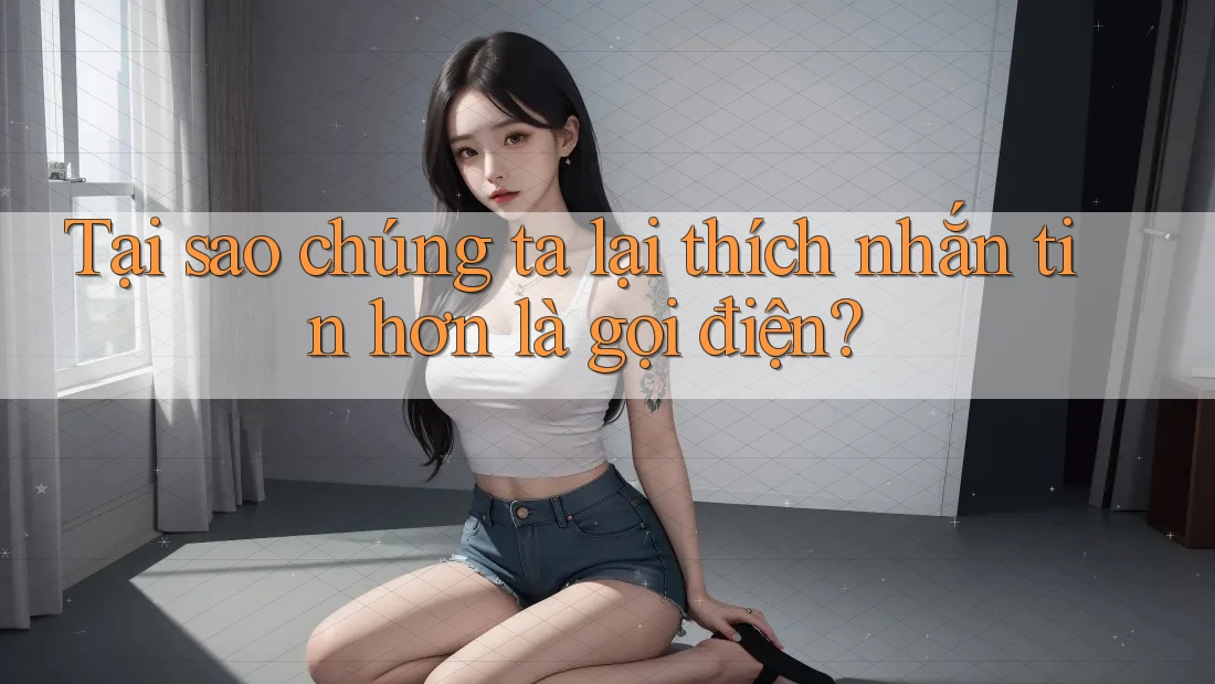 Tại sao chúng ta lại thích nhắn tin hơn là gọi điện? Tại sao chúng ta lại thích nhắn tin hơn là gọi điện?