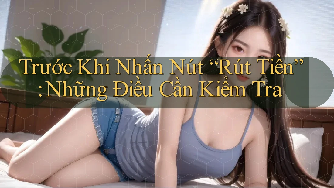 Trước Khi Nhấn Nút “Rút Tiền”: Những Điều Cần Kiểm Tra
