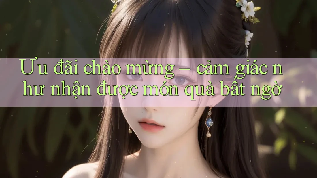 Ưu đãi chào mừng – cảm giác như nhận được món quà bất ngờ Ưu đãi chào mừng – cảm giác như nhận được món quà bất ngờ