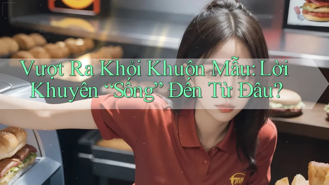 Vượt Ra Khỏi Khuôn Mẫu: Lời Khuyên “Sống” Đến Từ Đâu?